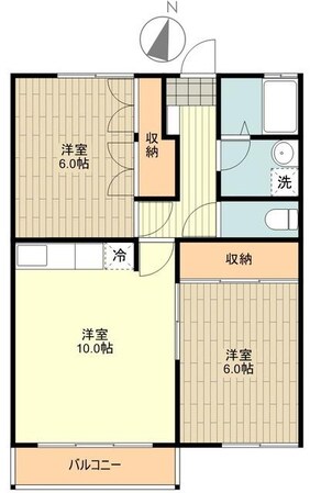 武蔵関マンション5号棟の物件間取画像
